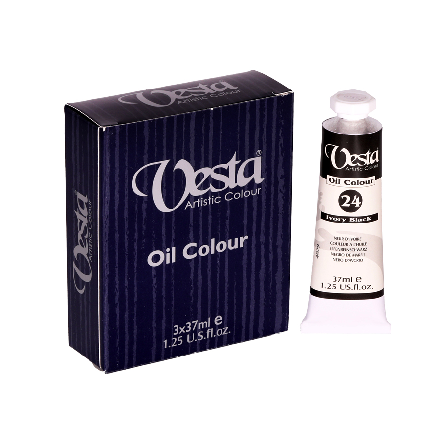 Oil Colour Box 3x37ml. Tubes