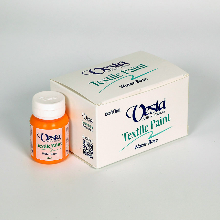 Textile Paint Box 6X60ml. (1 Colours Set)